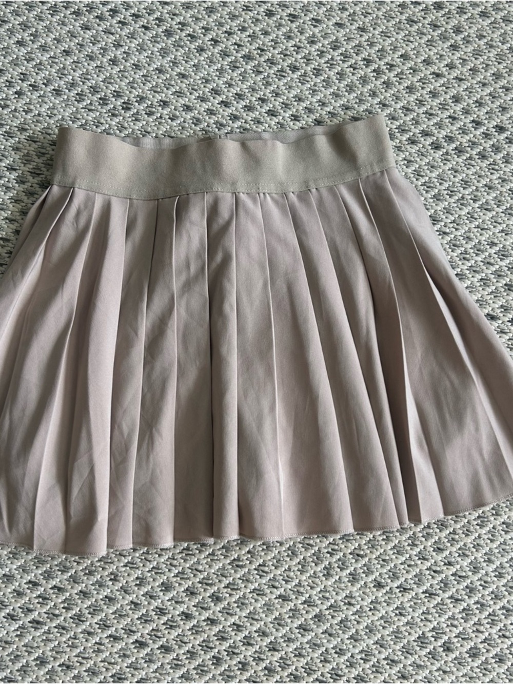 Pleated Women's Skort in Light Taupe
